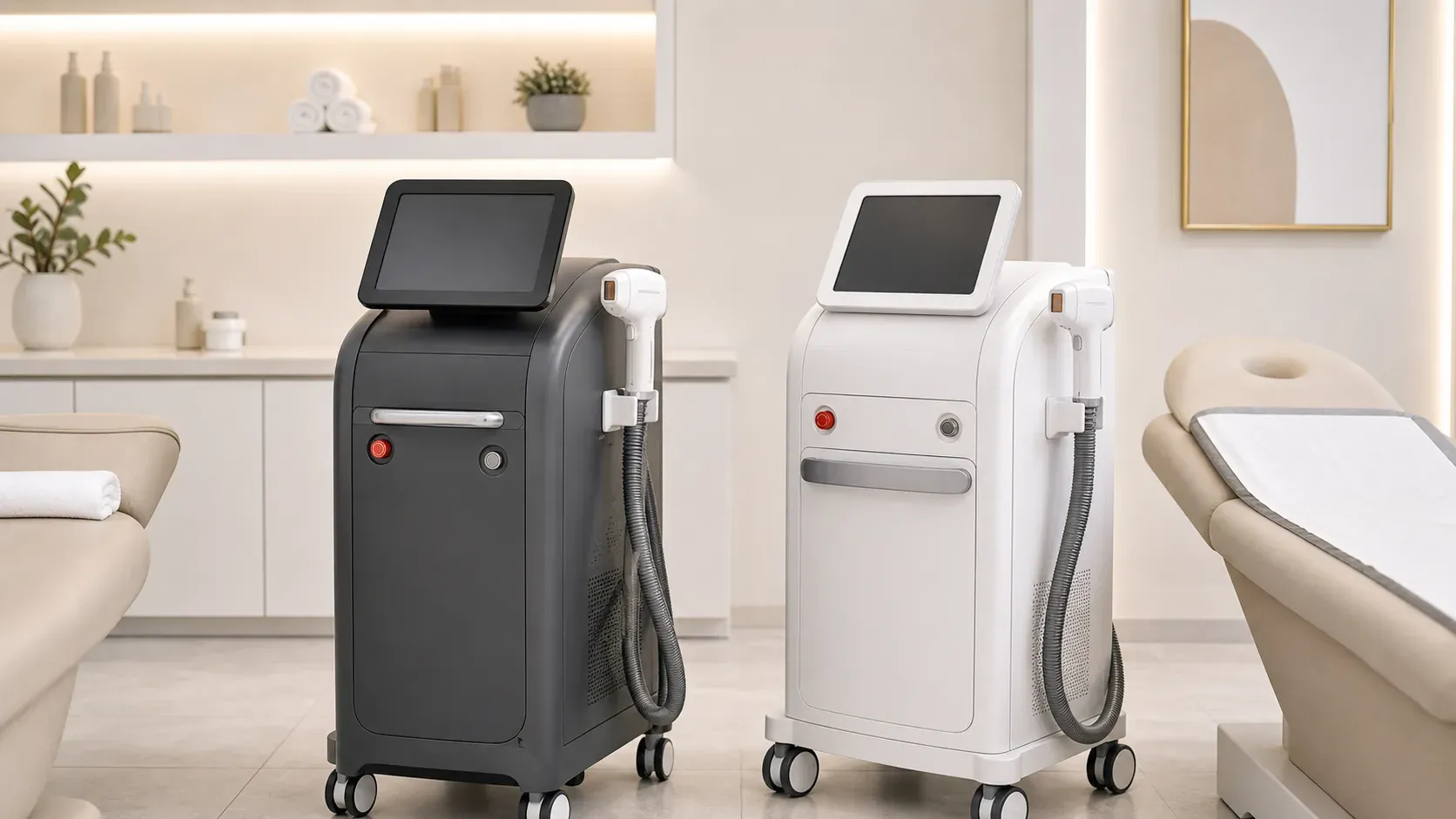 Laser diodă vs alexandrit - comparație directă pentru epilare definitivă