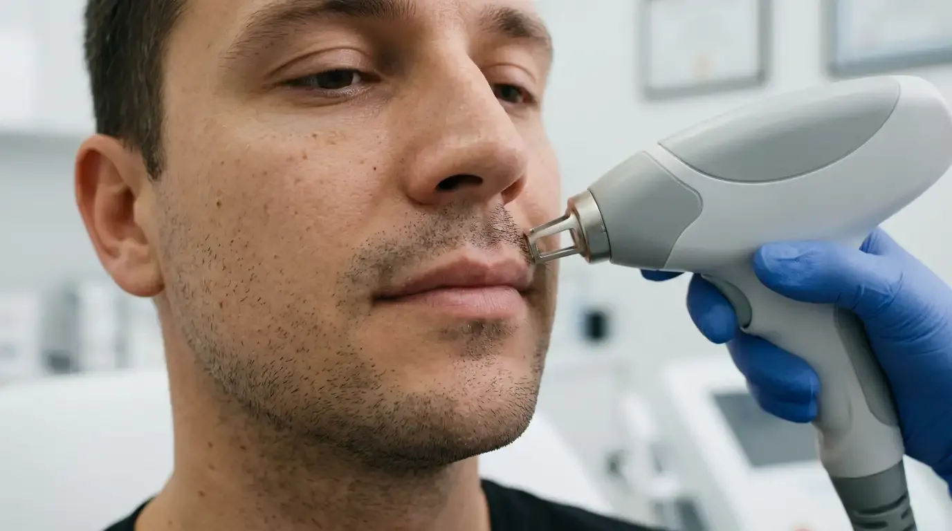 Epilare definitiva mustata - experiența soțului meu cu laserul pe zona buzei superioare